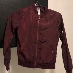 Maroon Jacket with Gold Accents